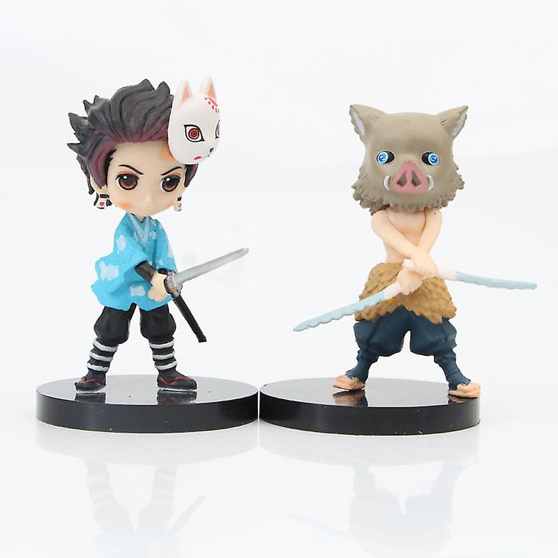 Foto 3 pulgar | Venta Internacional - Juego De Juguetes Para Muñecas Anime Demon Slayer, 6 Piezas, Para Niños