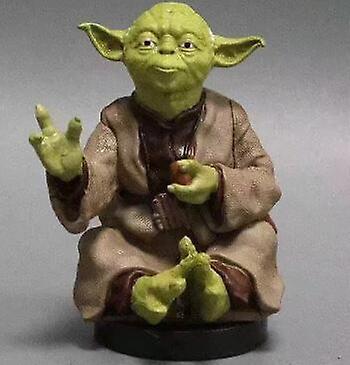 Venta Internacional - Figura De Juguete Star Wars Master Yoda, Estatua De Pvc De 8 Cm
