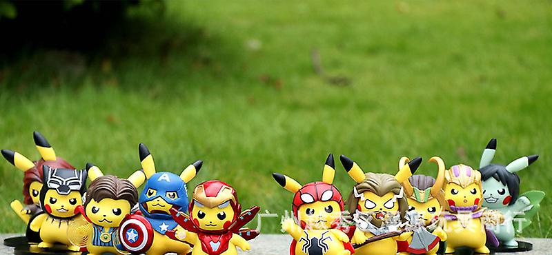 Foto 4 pulgar | Venta Internacional - Muñeca De Juguete Venalisa Pikachu Cos Avengers Para Niños