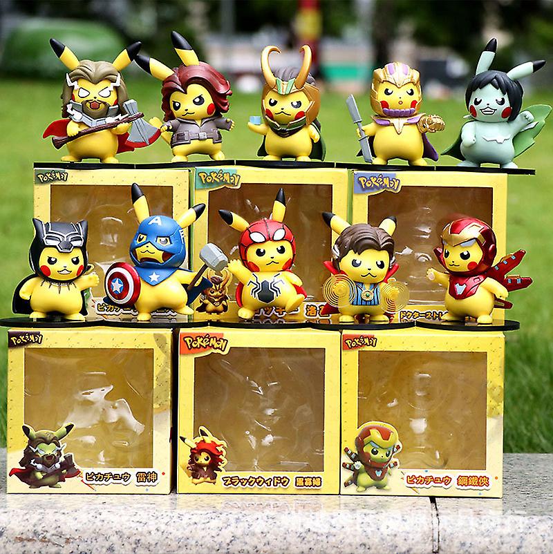 Foto 5 pulgar | Venta Internacional - Muñeca De Juguete Venalisa Pikachu Cos Avengers Para Niños