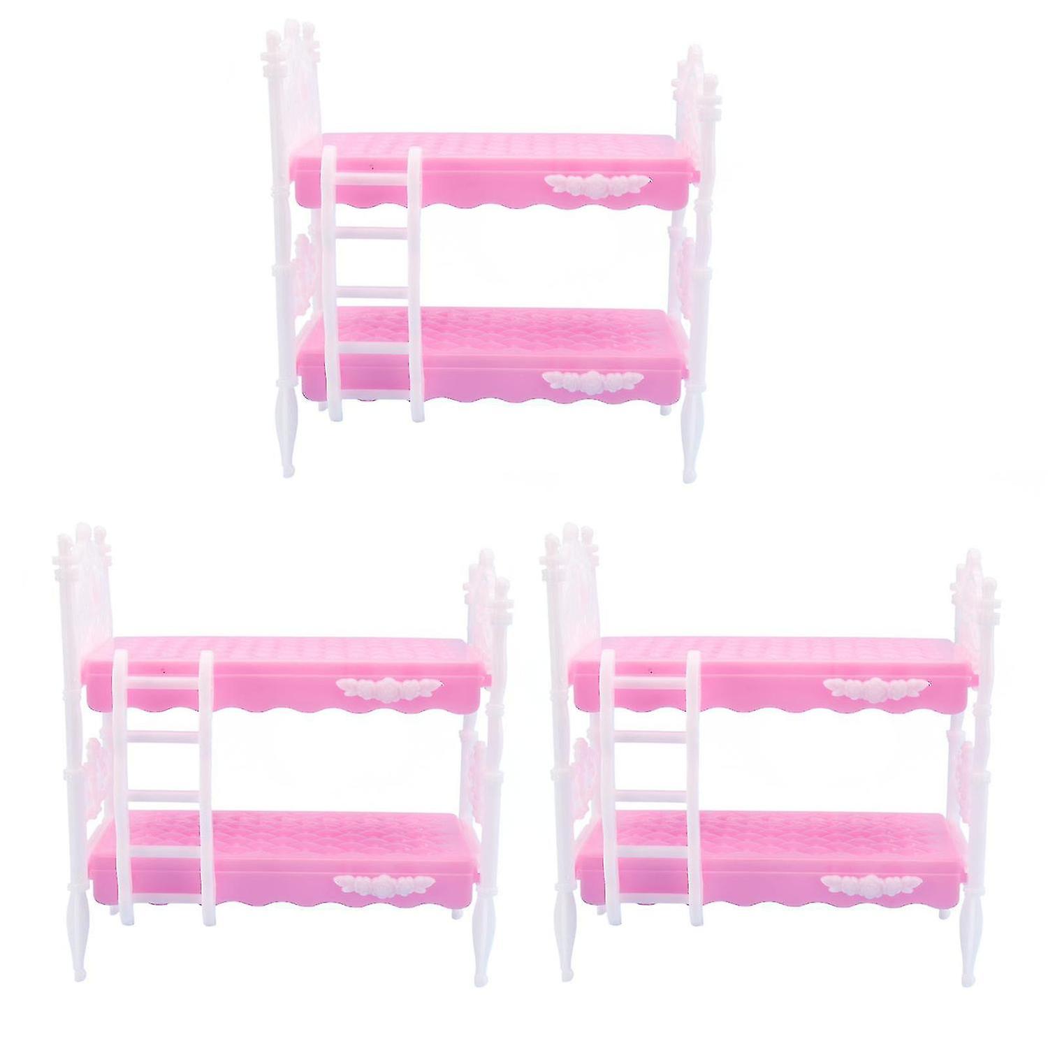 Venta Internacional - Juego De Juguetes De Cama Mini House De Plástico Para Decorar O Jugar