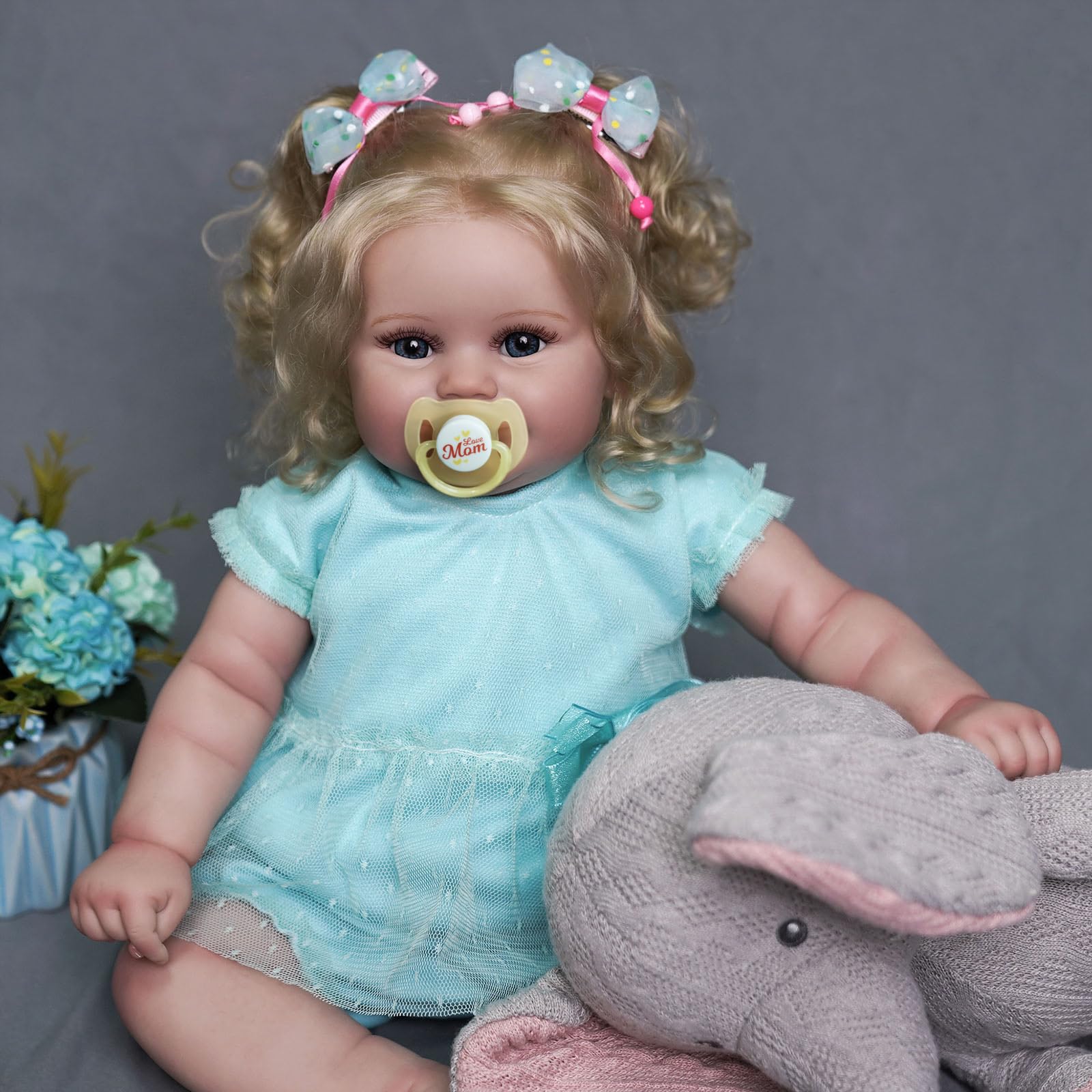 Foto 3 pulgar | Venta Internacional - Muñeca Reborn Jizhi Realista De 50 Cm Con Kit De Alimentación