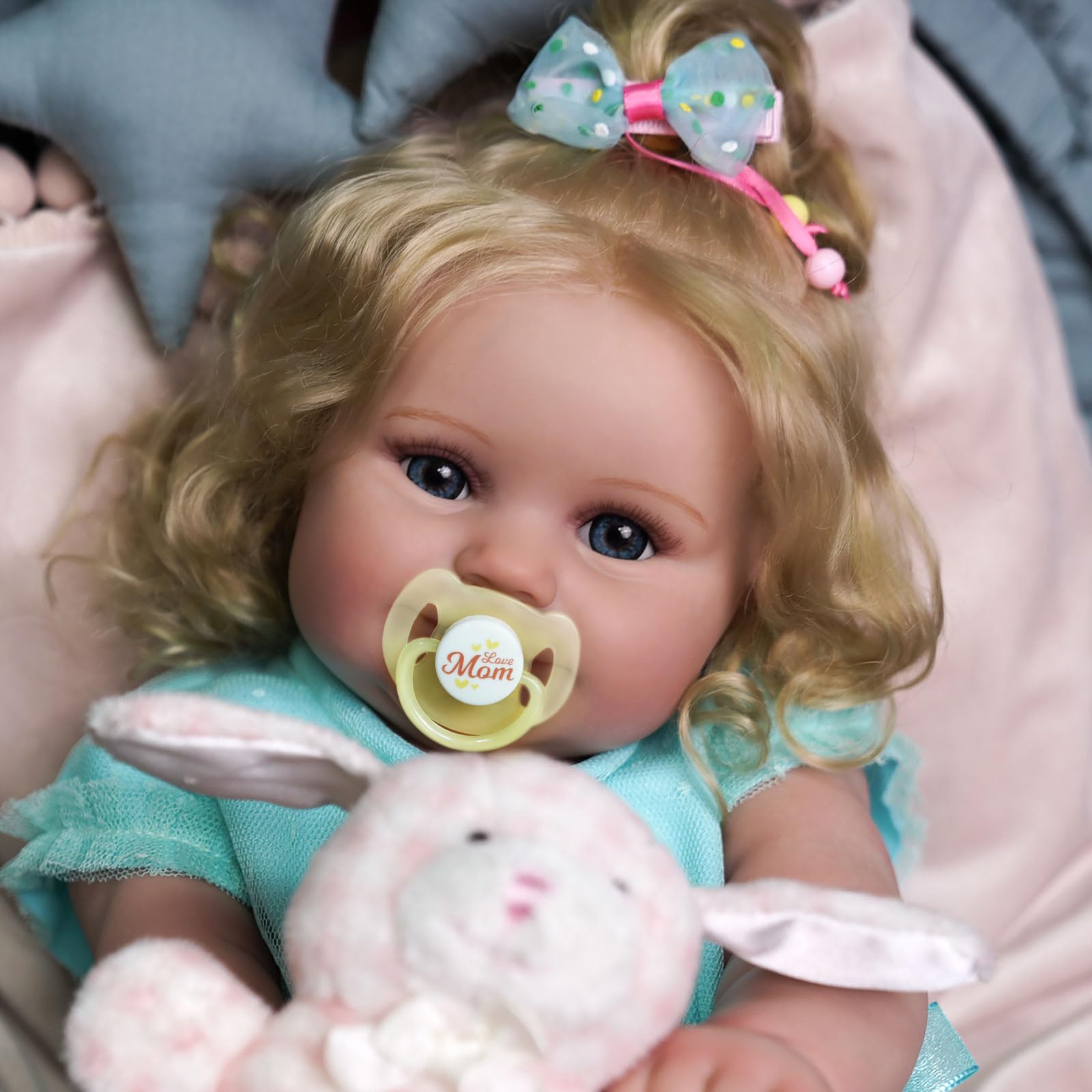 Foto 4 pulgar | Venta Internacional - Muñeca Reborn Jizhi Realista De 50 Cm Con Kit De Alimentación