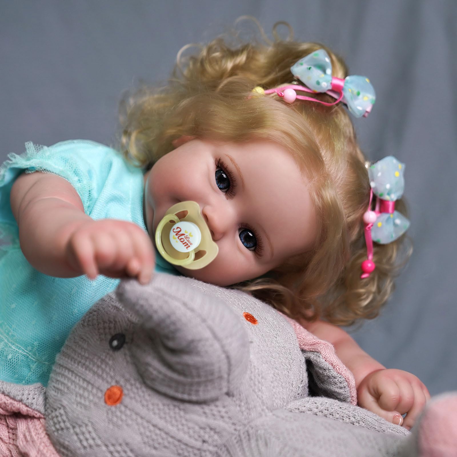 Foto 4 | Venta Internacional - Muñeca Reborn Jizhi Realista De 50 Cm Con Kit De Alimentación