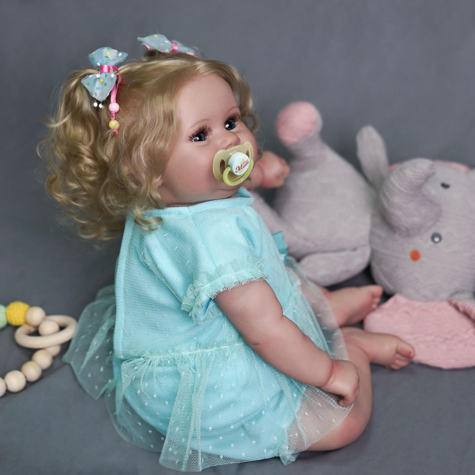 Foto 8 pulgar | Venta Internacional - Muñeca Reborn Jizhi Realista De 50 Cm Con Kit De Alimentación