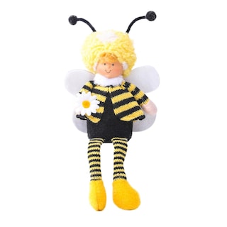Foto 1 | Venta Internacional - Muñeca Decorativa Tejida En Lana De Pierna Larga Con Forma De Abeja Para Festival, 34 Cm