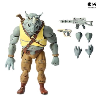 Foto 1 | Venta Internacional - Figura De Acción Neca Ninja De 18 Cm Con Asistencia De Pie Bull Head Vs Pi