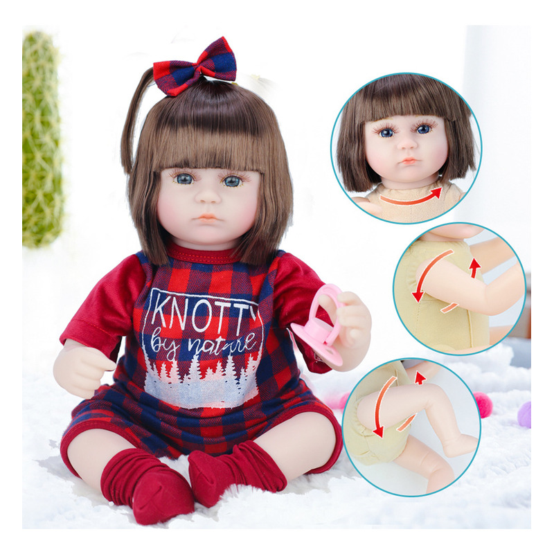 Foto 2 pulgar | Venta Internacional - Rebirth Doll Q Baby Baby 42 Cm Mengjiao Material 0.6 Kg