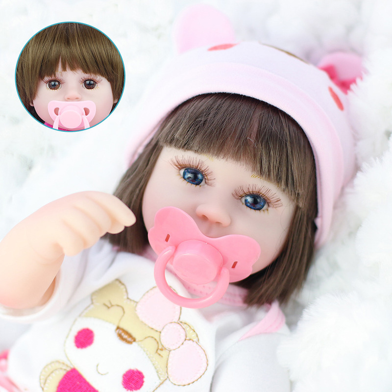 Foto 4 pulgar | Venta Internacional - Rebirth Doll Q Baby Baby 42 Cm Mengjiao Material 0.6 Kg