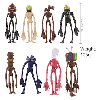 Foto 3 | Venta Internacional - Juego De Muñecos Action Figures Siren Toys, Modelo Pvc, 8, 10 A 12 Cm