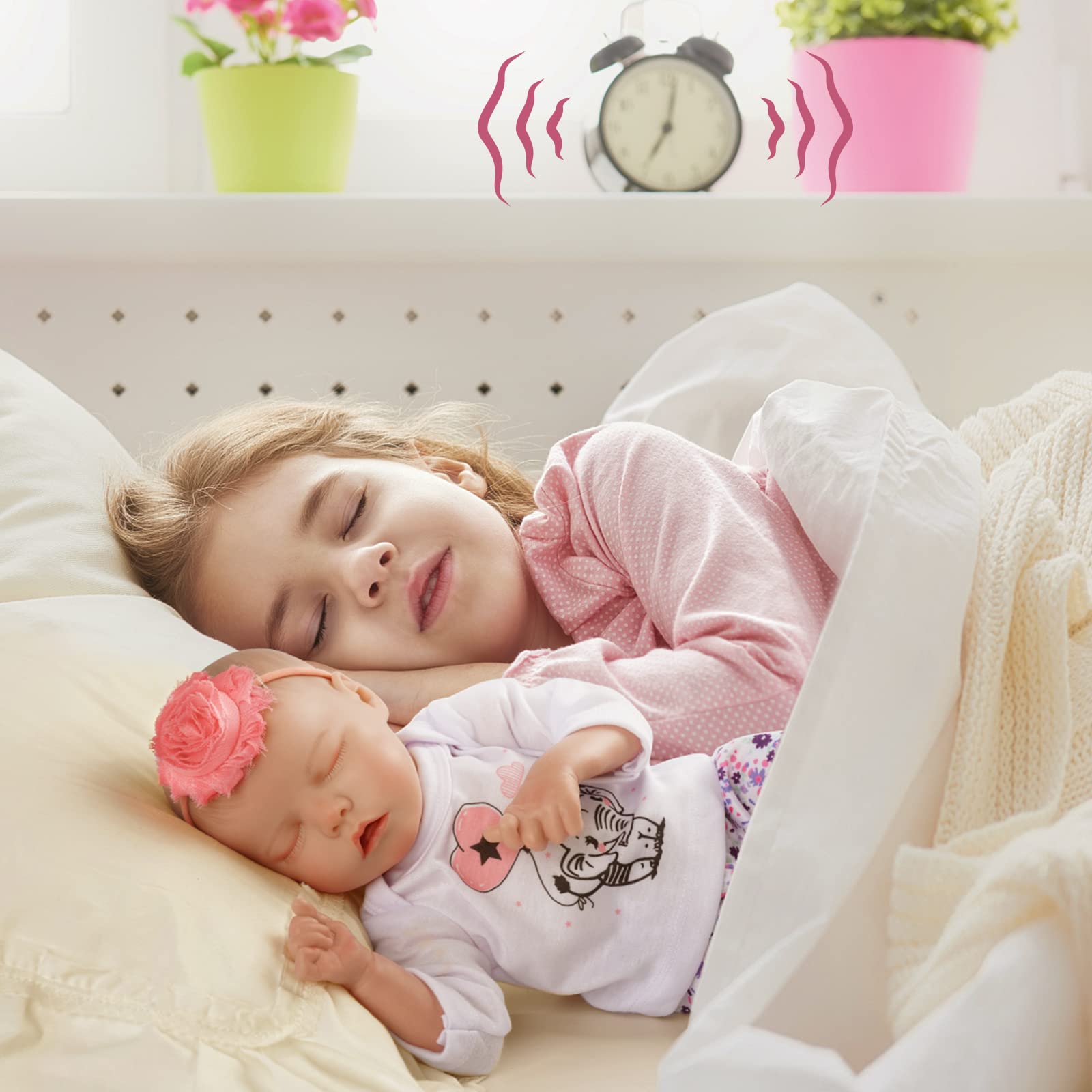Foto 6 | Venta Internacional - Muñeca Reborn Jizhi, Realista, Realista, De 43 Cm, Con Kit De Alimentación