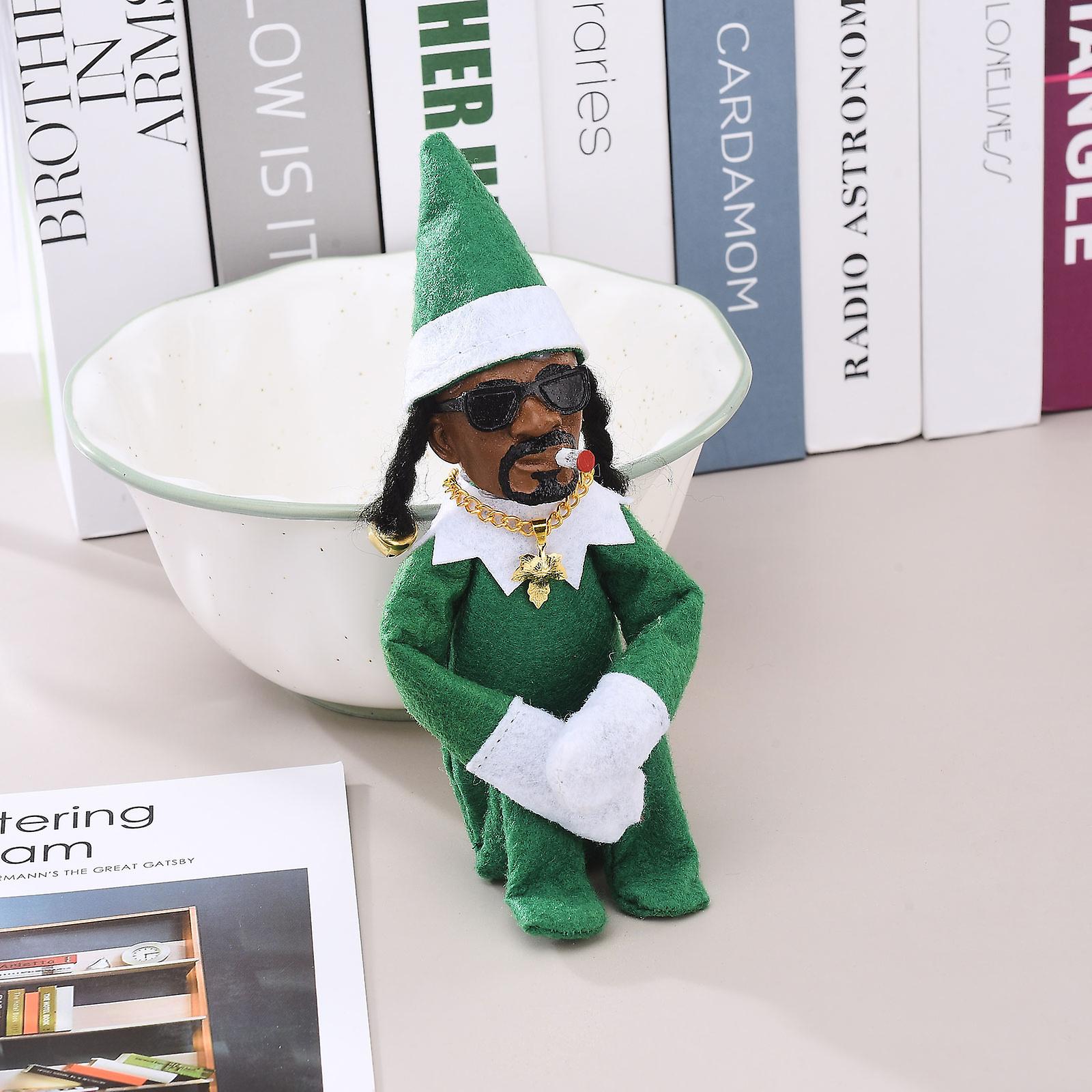 Foto 3 pulgar | Venta Internacional - Adorno Navideño Con Forma De Elfo Para Muñeco Snoop On A Stoop, 30 Cm, Color Verde