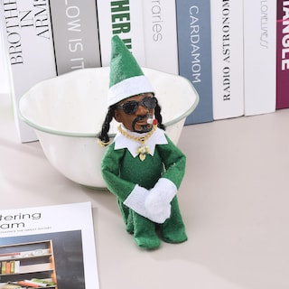 Foto 2 | Venta Internacional - Adorno Navideño Con Forma De Elfo Para Muñeco Snoop On A Stoop, 30 Cm, Color Verde