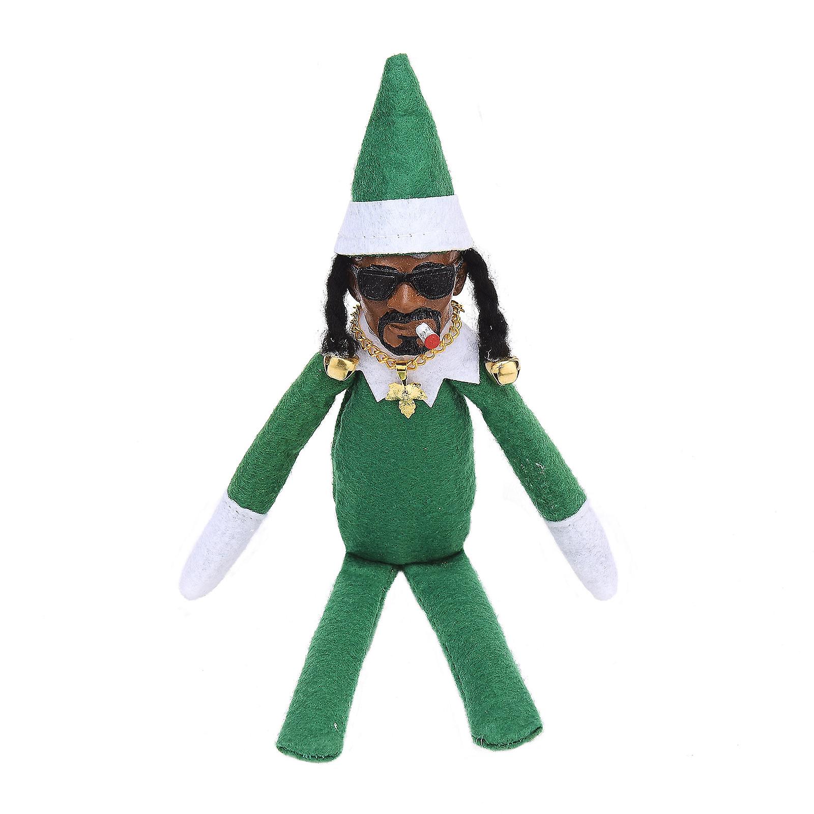 Foto 5 pulgar | Venta Internacional - Adorno Navideño Con Forma De Elfo Para Muñeco Snoop On A Stoop, 30 Cm, Color Verde
