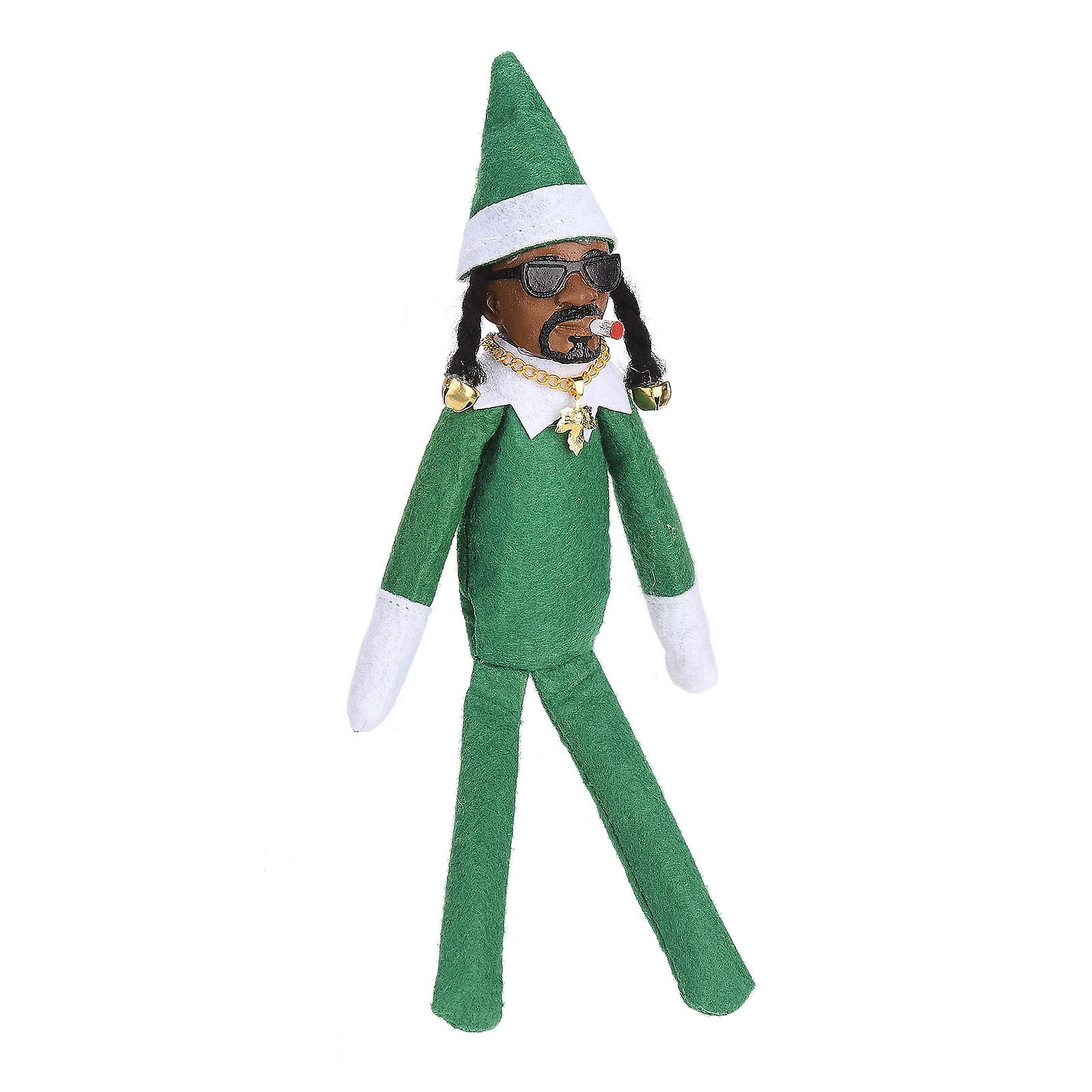 Foto 6 pulgar | Venta Internacional - Adorno Navideño Con Forma De Elfo Para Muñeco Snoop On A Stoop, 30 Cm, Color Verde