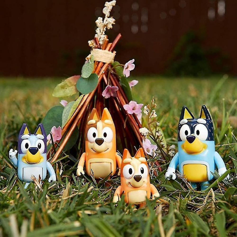 Foto 3 pulgar | Venta Internacional - Doll Toys Bluey Bingo Family, Material Abs De Alta Calidad, 5-9 Cm