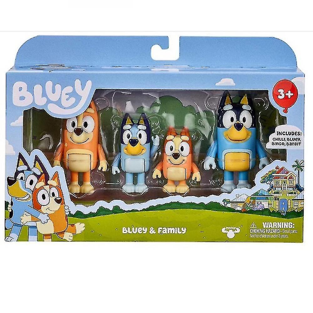 Foto 5 pulgar | Venta Internacional - Doll Toys Bluey Bingo Family, Material Abs De Alta Calidad, 5-9 Cm