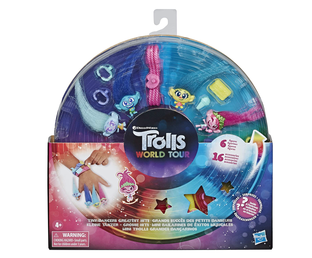 Foto 2 pulgar | Trolls World Tour Mini Bailarines De Éxitos Musicales Hasbro