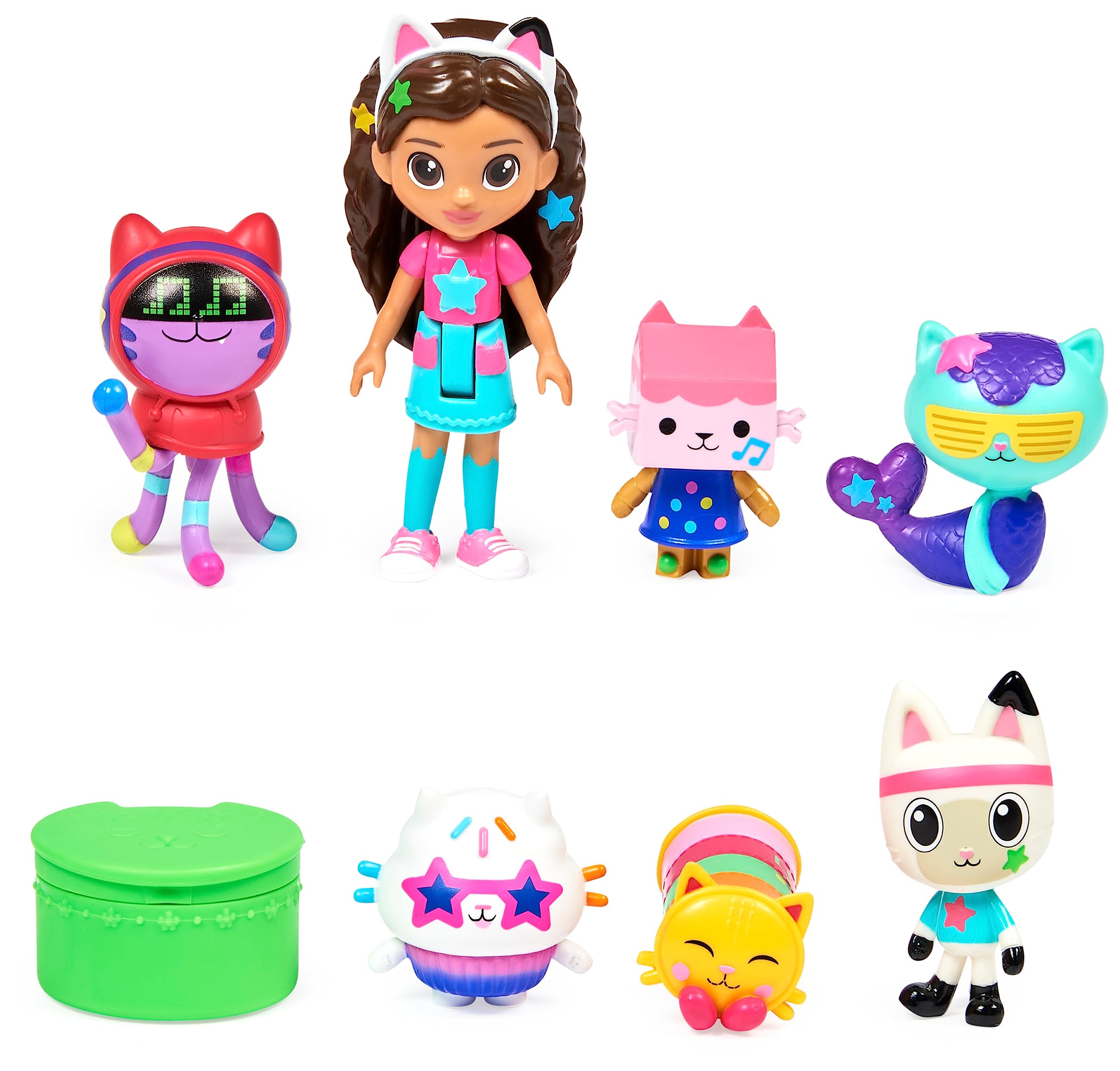 Foto 2 pulgar | Set De Figuras Gabby's Dollhouse Dance Party Con Gabby Doll 6 Cat - Venta Internacional.