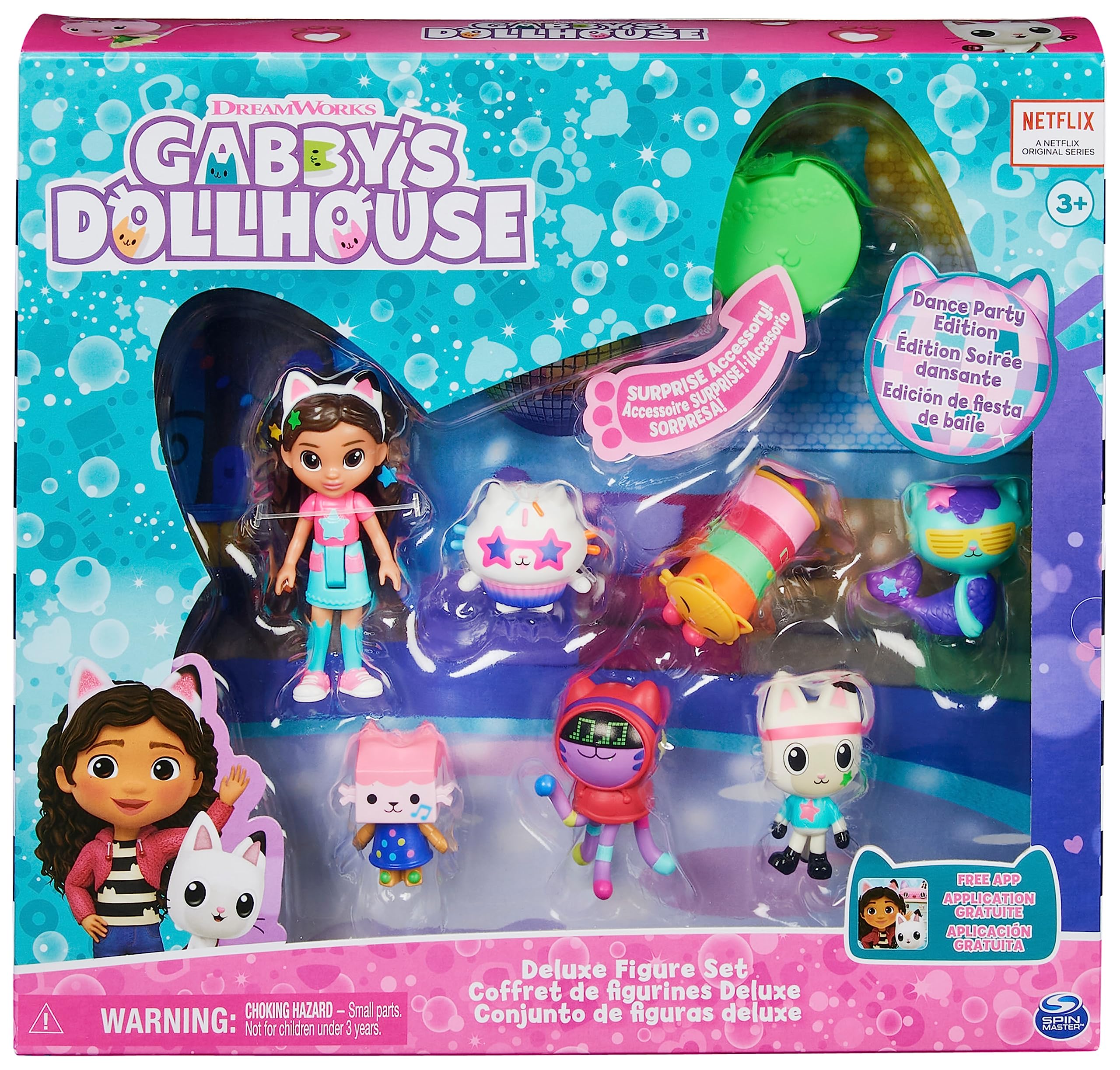 Foto 3 pulgar | Set De Figuras Gabby's Dollhouse Dance Party Con Gabby Doll 6 Cat - Venta Internacional.