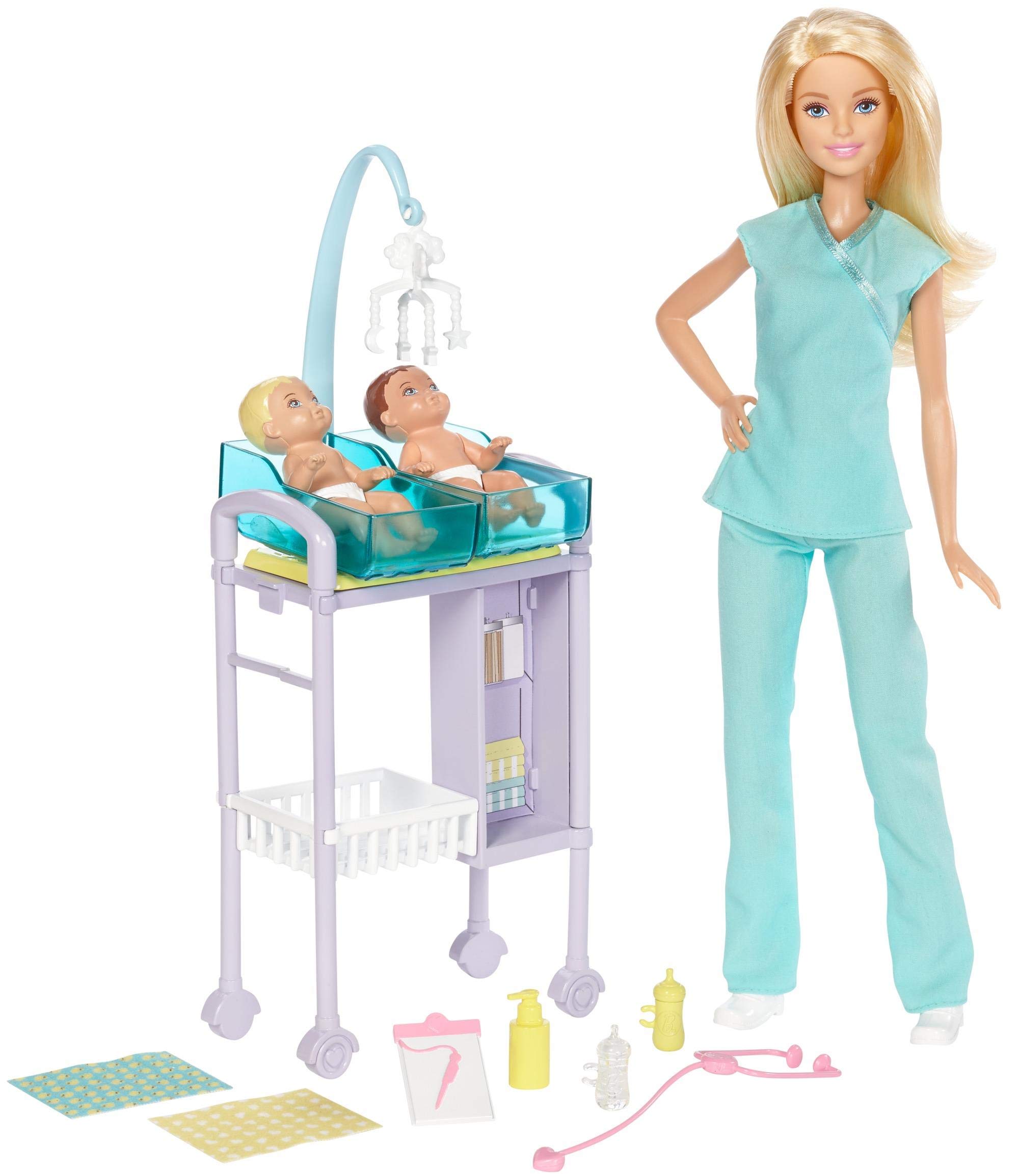 Foto 2 pulgar | Playset Barbie Baby Doctor Con Mesa De Examen Y Accesorios - Venta Internacional.