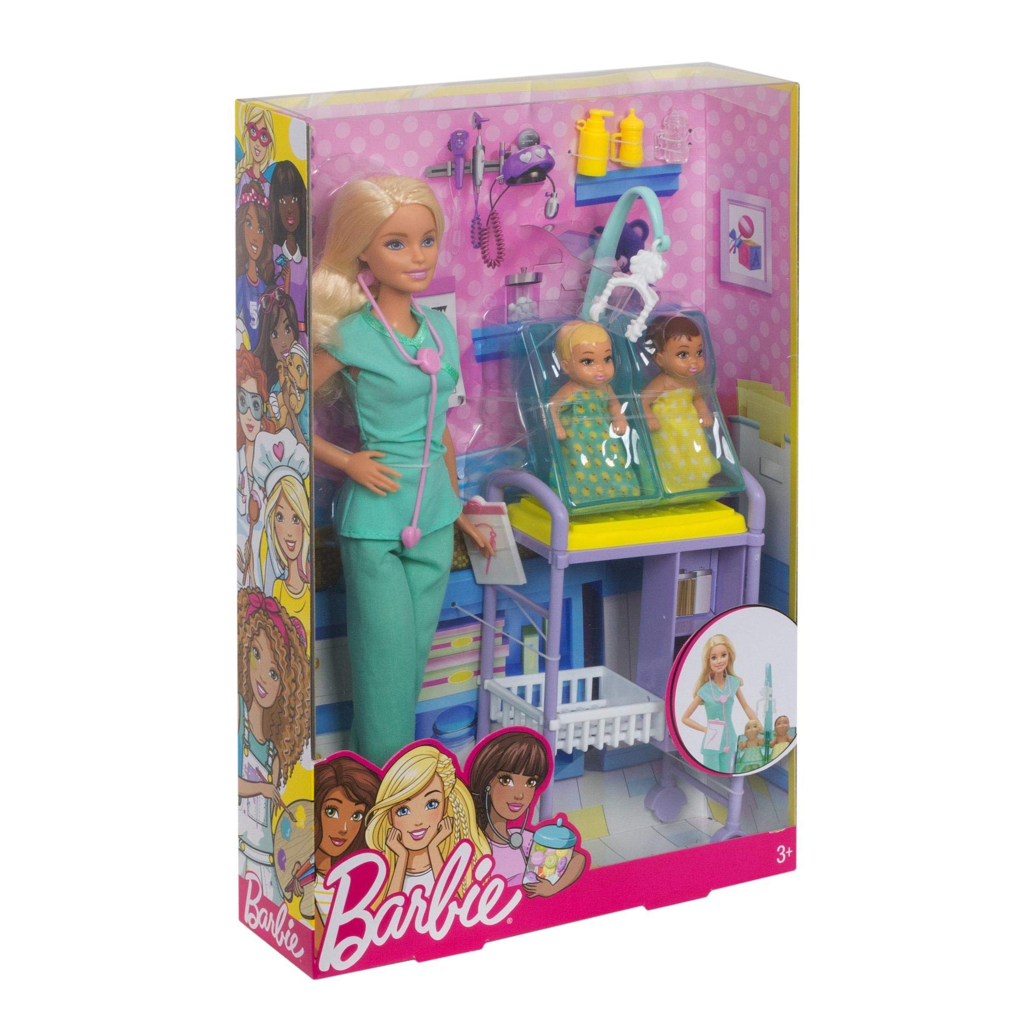 Foto 7 pulgar | Playset Barbie Baby Doctor Con Mesa De Examen Y Accesorios - Venta Internacional.