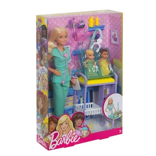 Foto 6 | Playset Barbie Baby Doctor Con Mesa De Examen Y Accesorios - Venta Internacional.
