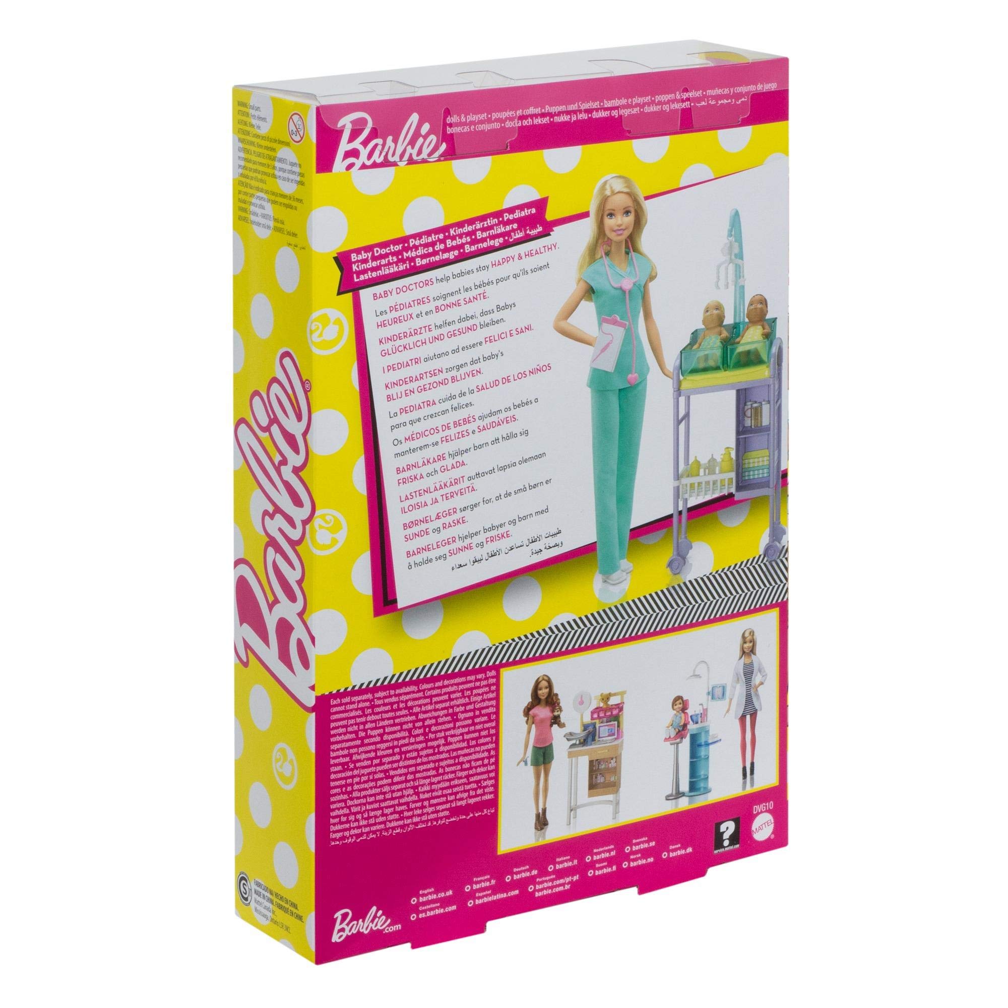 Foto 8 pulgar | Playset Barbie Baby Doctor Con Mesa De Examen Y Accesorios - Venta Internacional.