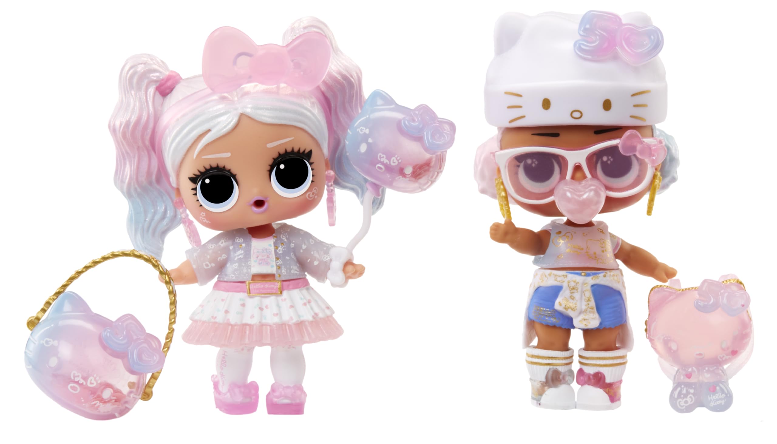 Foto 4 pulgar | Doll Lol Surprise Hello Kitty Crystal Cutie, 50 Aniversario - Venta Internacional.