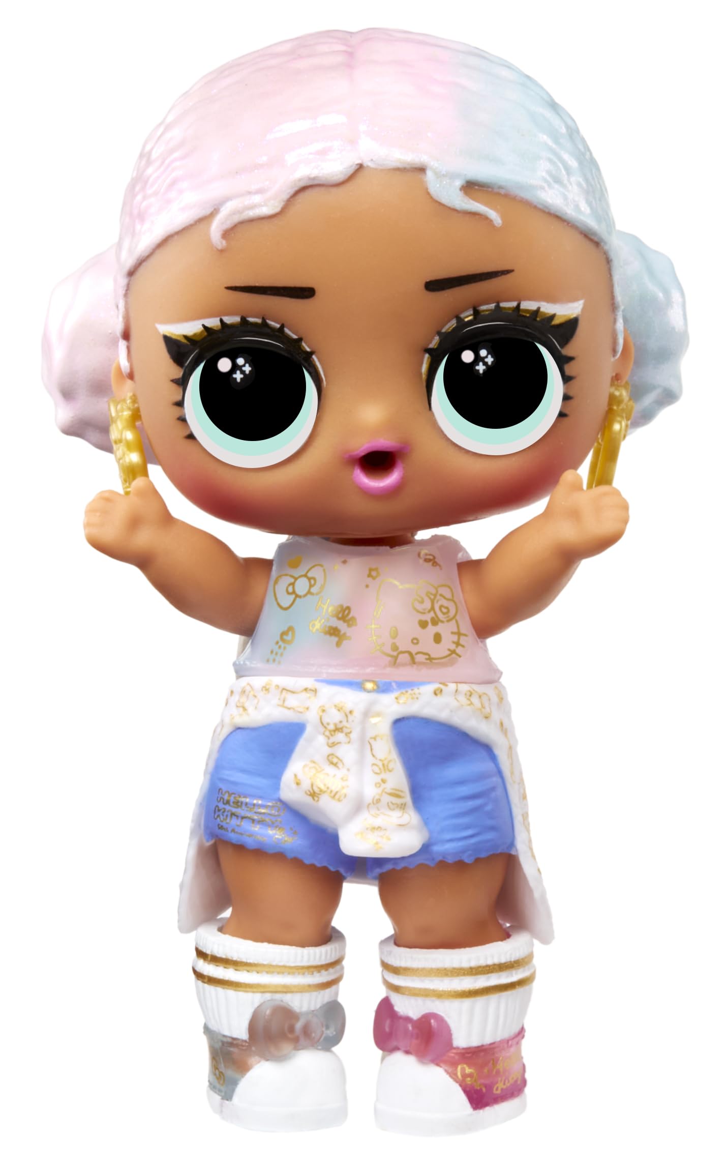 Foto 6 pulgar | Doll Lol Surprise Hello Kitty Crystal Cutie, 50 Aniversario - Venta Internacional.