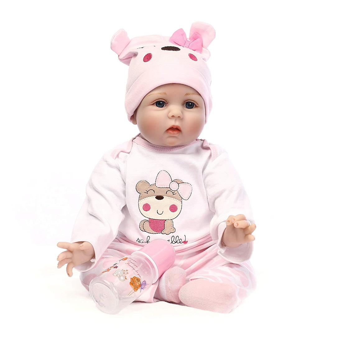 Bonito Vinilo De Silicona Reborn Doll De 40 Cm Con Ropa Para Niños - Venta Internacional. $1,099