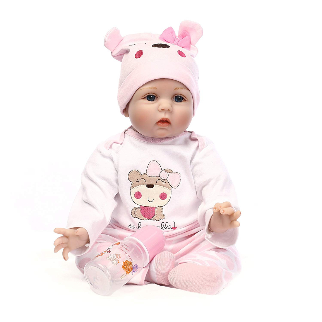 Foto 2 pulgar | Bonito Vinilo De Silicona Reborn Doll De 40 Cm Con Ropa Para Niños - Venta Internacional.