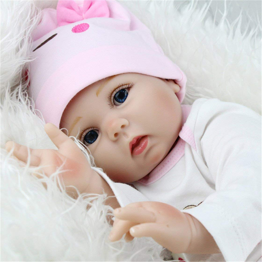 Foto 6 pulgar | Bonito Vinilo De Silicona Reborn Doll De 40 Cm Con Ropa Para Niños - Venta Internacional.