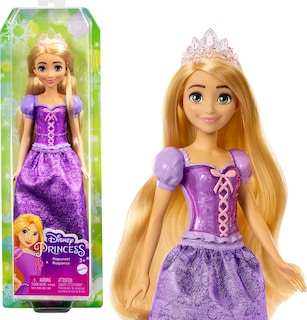 Foto 1 | Muñeca De Moda Mattel Disney Princess Rapunzel Con Tiara - Venta Internacional.