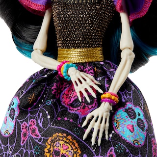 Foto 3 | Doll Monster High Skelita Calaveras Día De Muertos Con Empaque - Venta Internacional.
