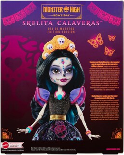 Foto 6 | Doll Monster High Skelita Calaveras Día De Muertos Con Empaque - Venta Internacional.