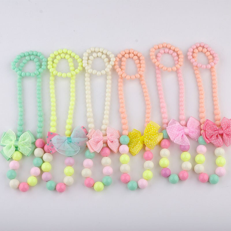 Foto 3 pulgar | Set De Collar Y Pulsera Para Niños Princess Beads - Venta Internacional.