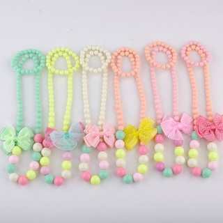 Foto 2 | Set De Collar Y Pulsera Para Niños Princess Beads - Venta Internacional.