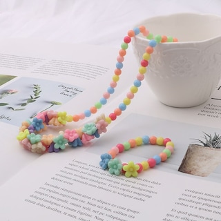 Foto 4 | Set De Collar Y Pulsera Para Niños Princess Beads - Venta Internacional.