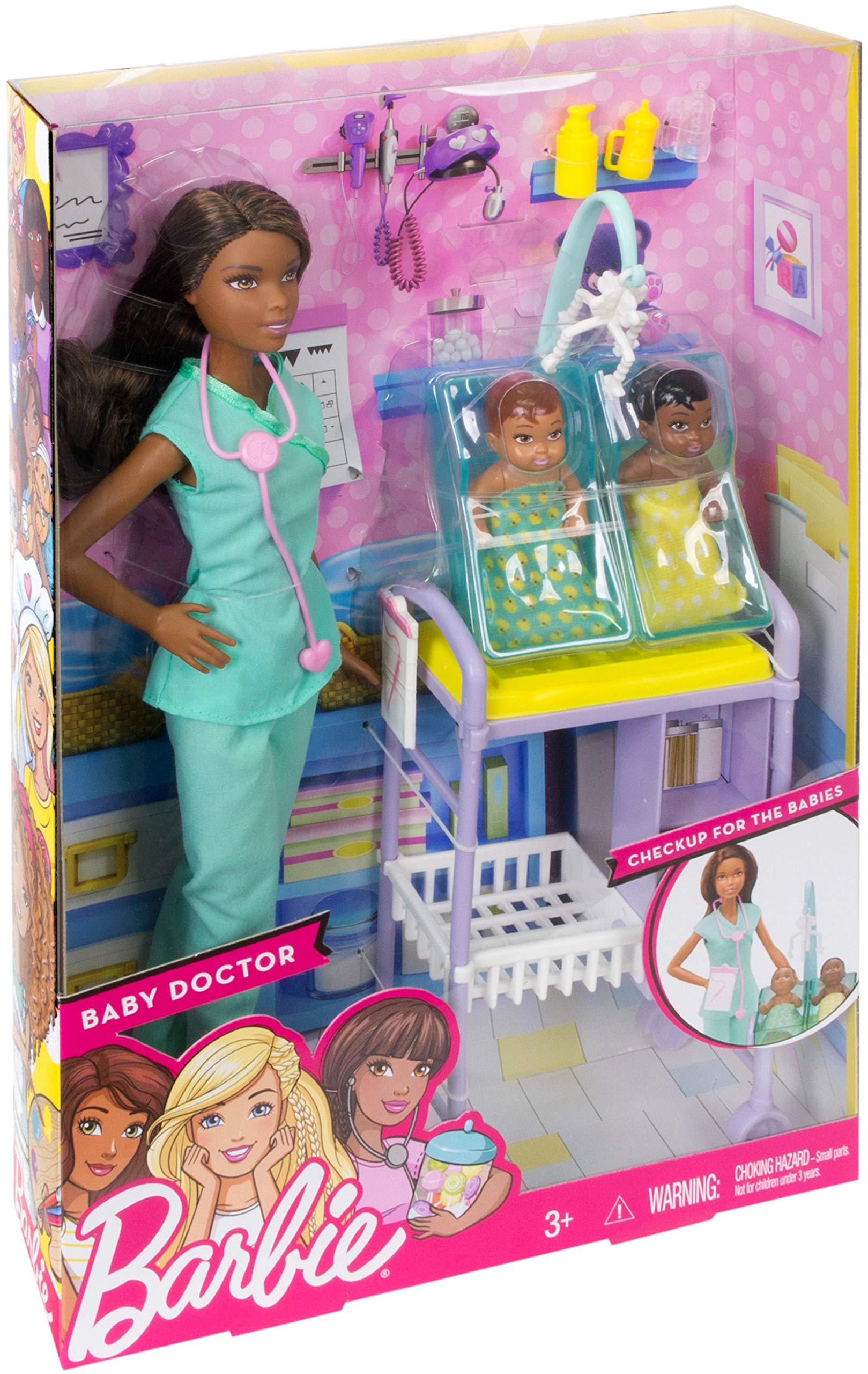Foto 6 pulgar | Muñeca Playset Barbie Careers Baby Doctor Con Accesorios - Venta Internacional.