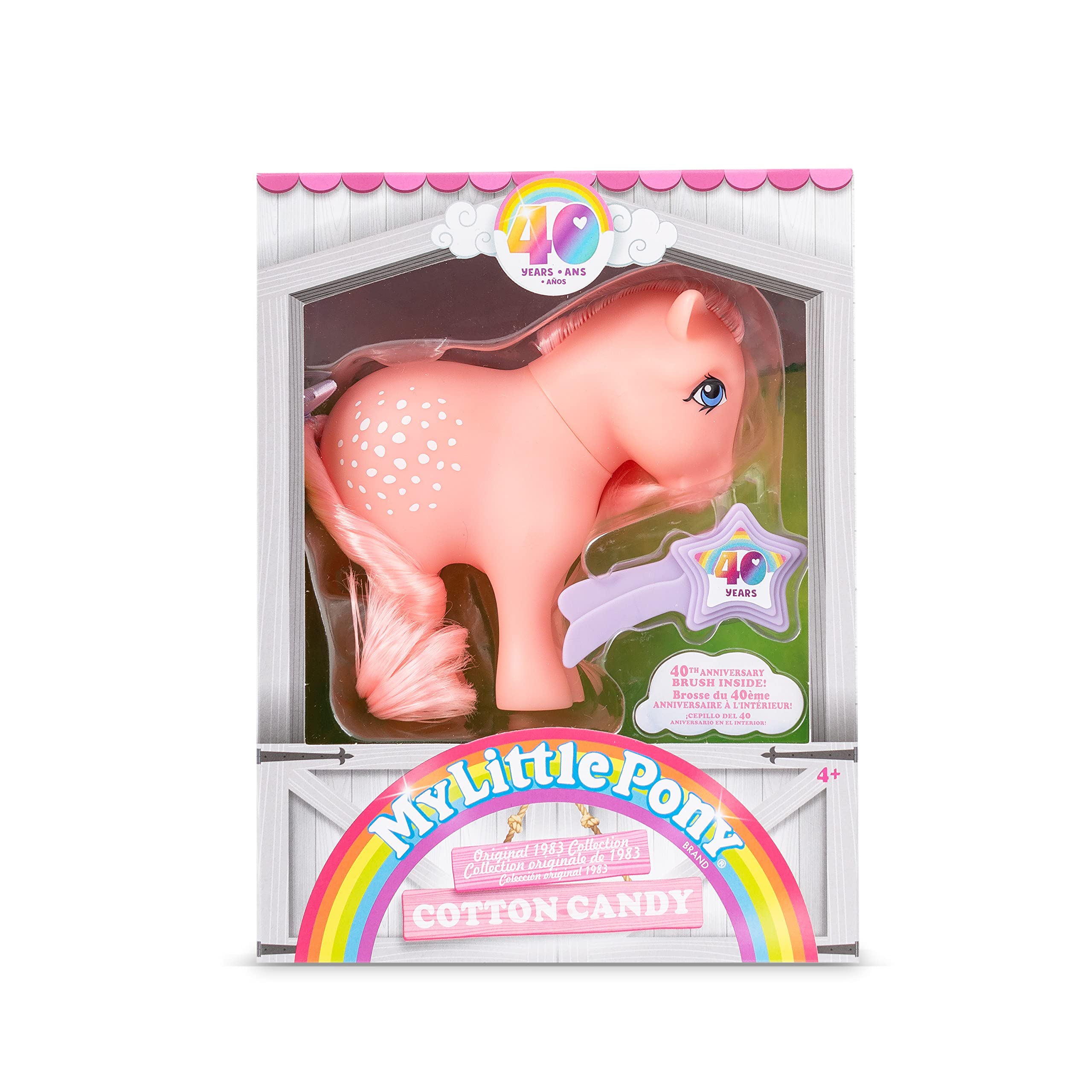 Foto 5 pulgar | Figura De Acción De Algodón De Azúcar Para El 40 Aniversario De My Little Pony - Venta Internacional.