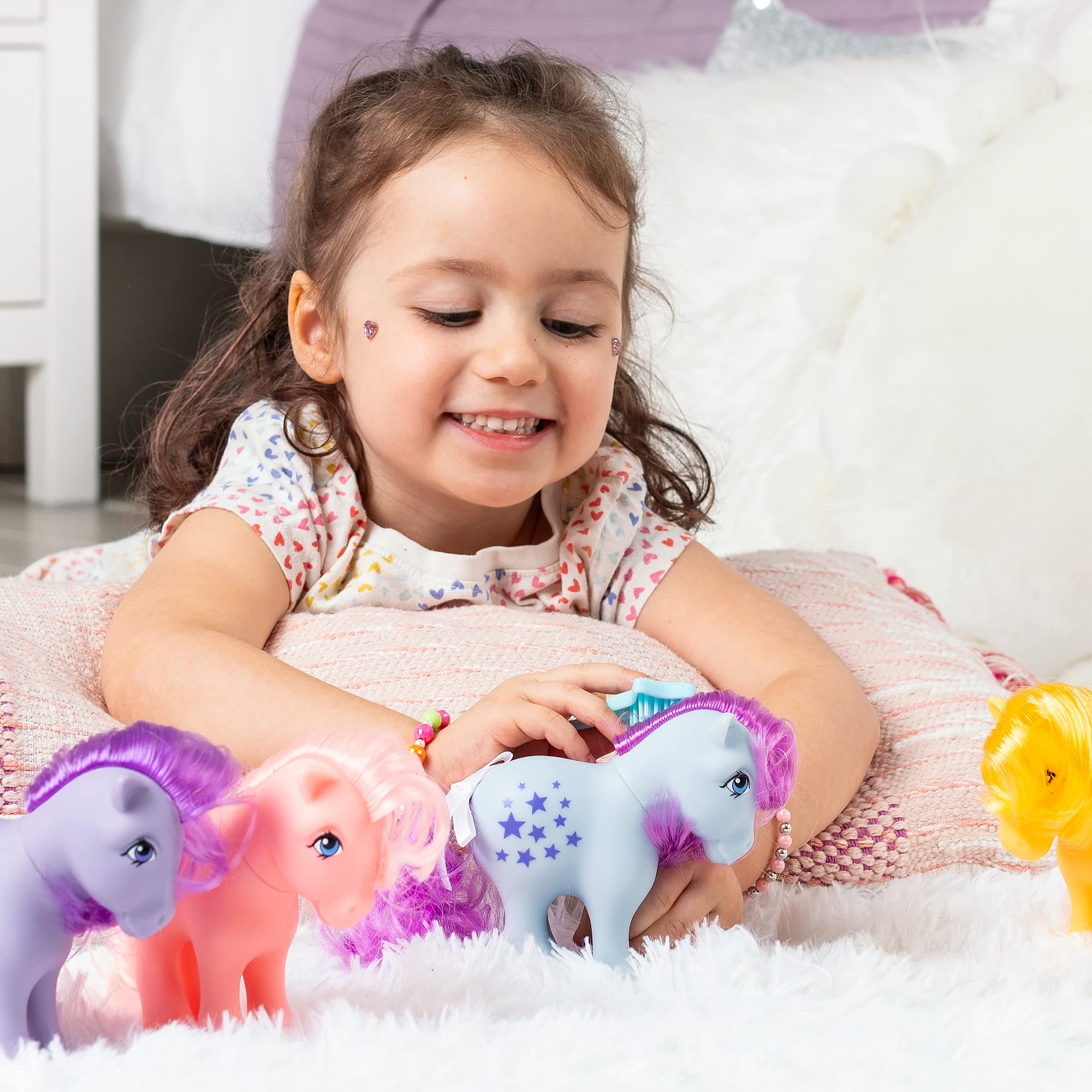 Foto 6 | Figura De Acción De Algodón De Azúcar Para El 40 Aniversario De My Little Pony - Venta Internacional.