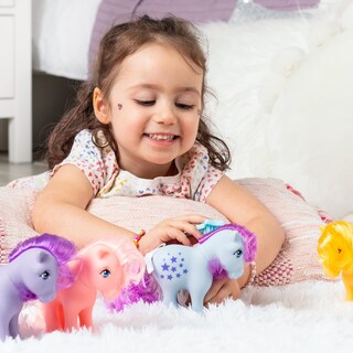 Foto 6 | Figura De Acción De Algodón De Azúcar Para El 40 Aniversario De My Little Pony - Venta Internacional.