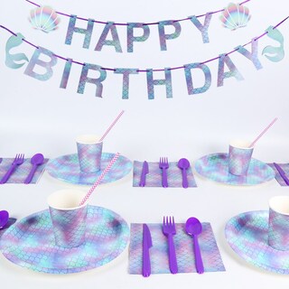Foto 5 | Globos De Fiesta Con Forma De Cola De Sirena Para Fiesta De Cumpleaños - Venta Internacional.
