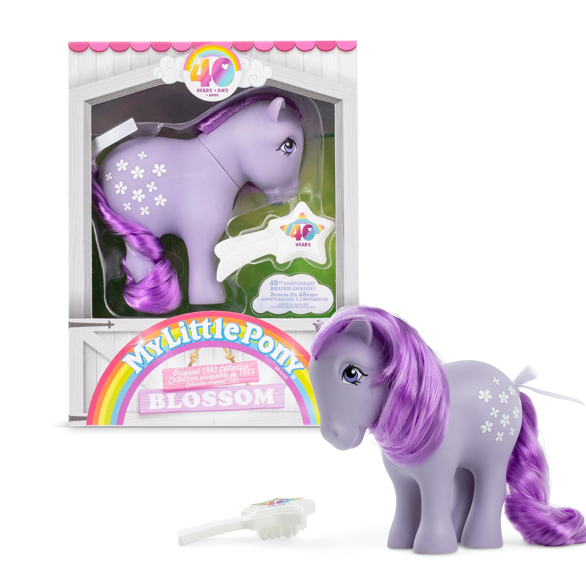 Foto 2 pulgar | Figura De Acción My Little Pony 40th Anniversary Blossom, 10 Cm - Venta Internacional.