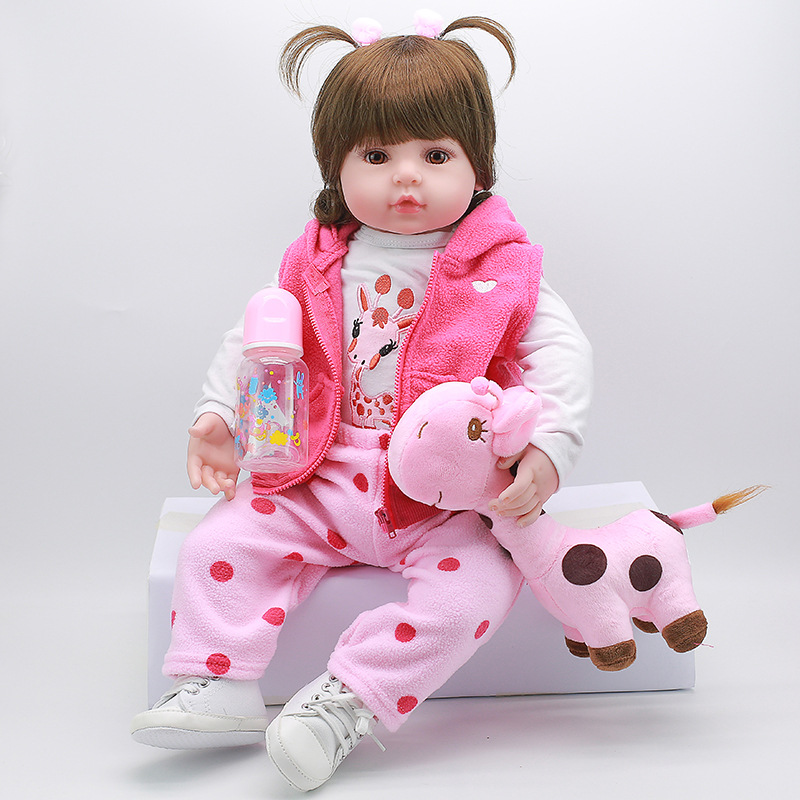 Foto 4 pulgar | Muñeca Reborn, Bonita, 46 Cm, Con Ropa, Biberón Y Chupete - Venta Internacional.