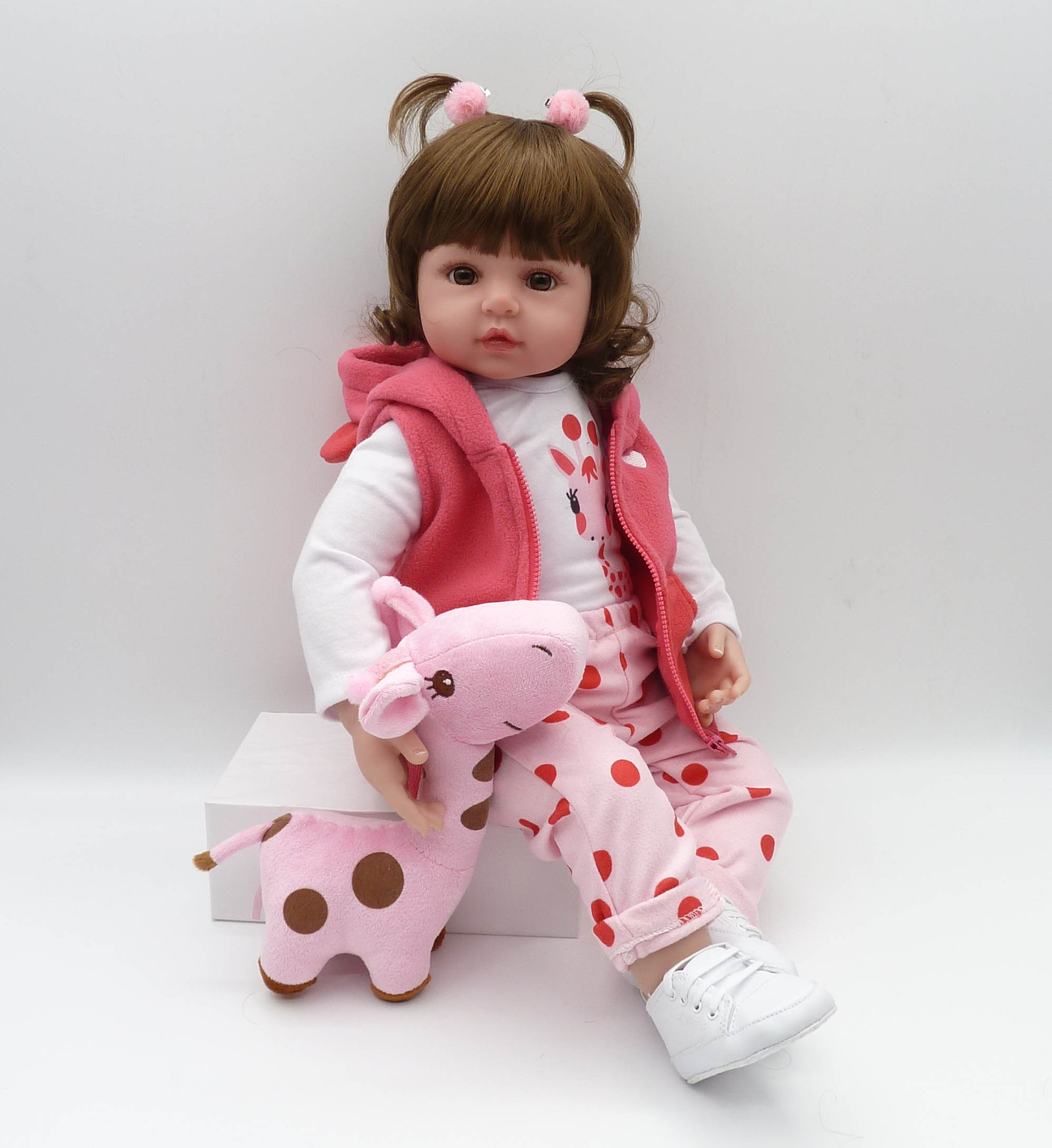 Foto 5 pulgar | Muñeca Reborn, Bonita, 46 Cm, Con Ropa, Biberón Y Chupete - Venta Internacional.