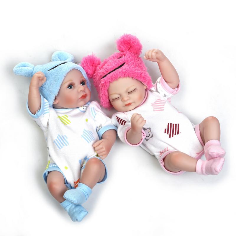 Muñeca De Silicona Para Todo El Cuerpo, 26 Cm, Con Ropa Y Manta, Color Azul - Venta Internacional.