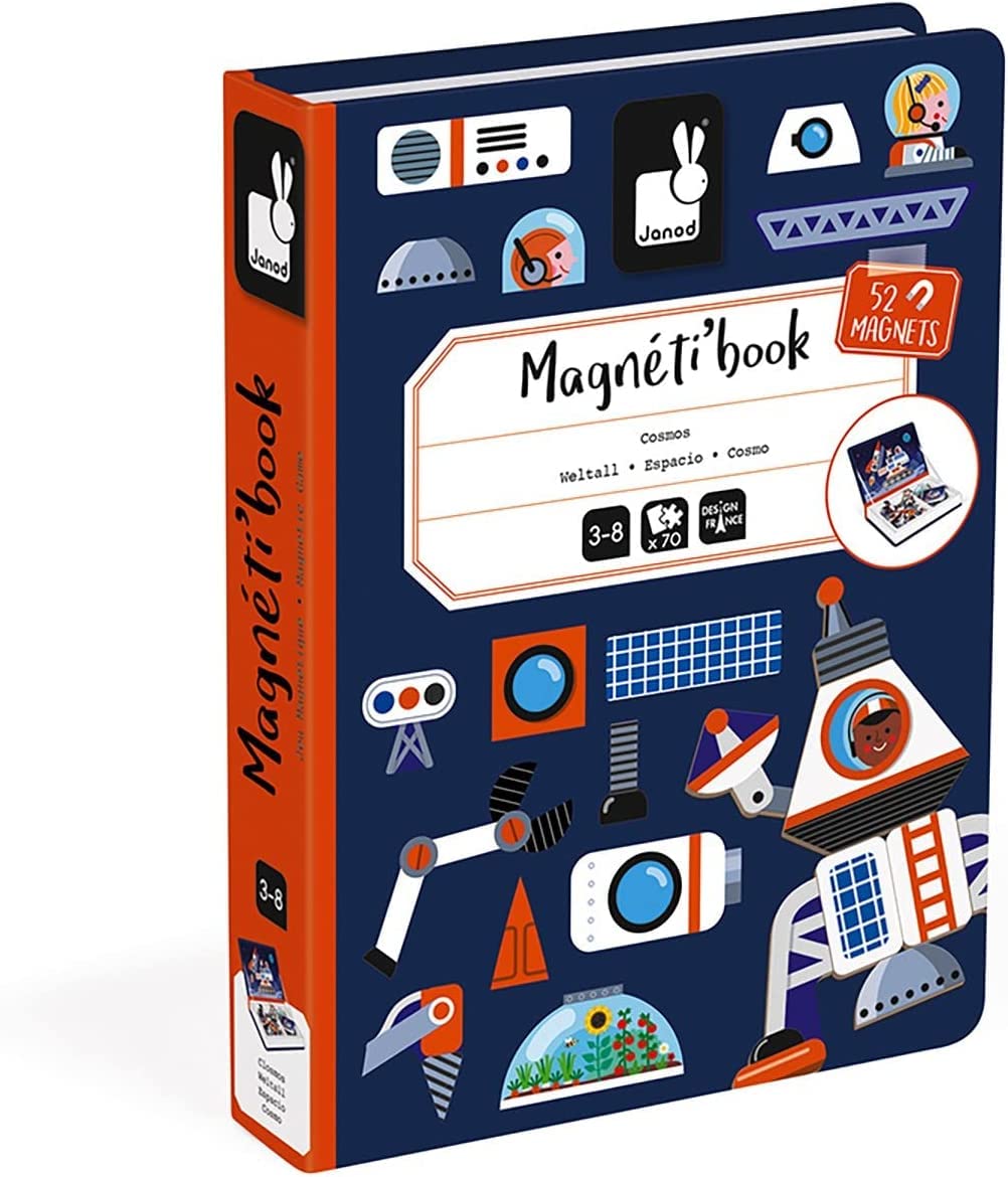 Foto 2 | Juego Magnetic Space Mix And Match Janod Magnetibook 41 Piezas - Venta Internacional.