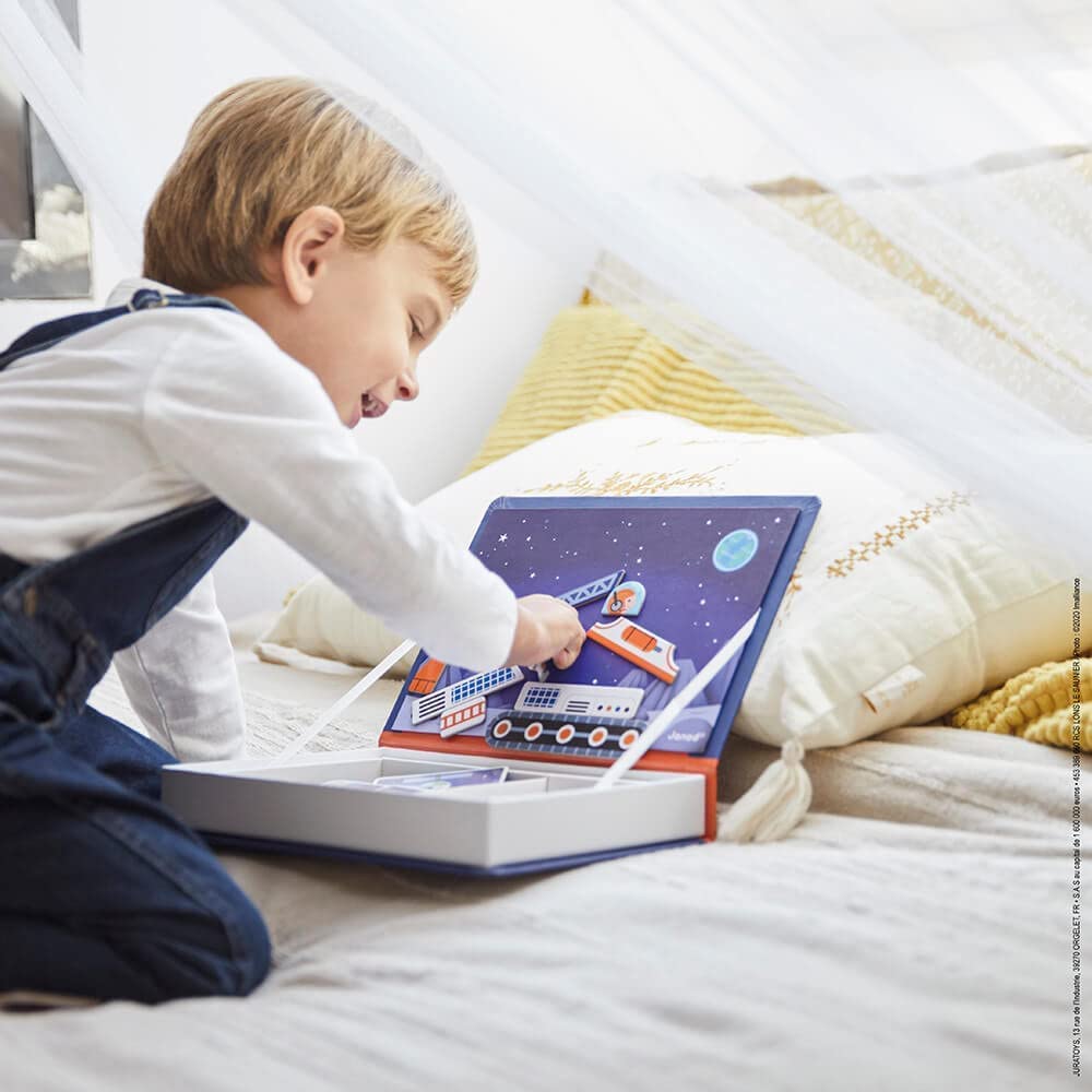 Foto 5 | Juego Magnetic Space Mix And Match Janod Magnetibook 41 Piezas - Venta Internacional.